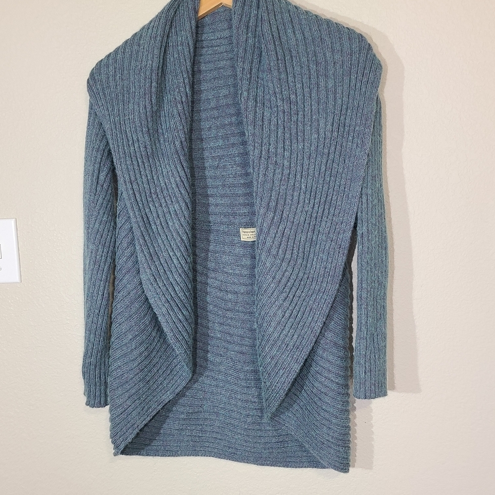 Women's Ribbed Open‎ Front Sweater